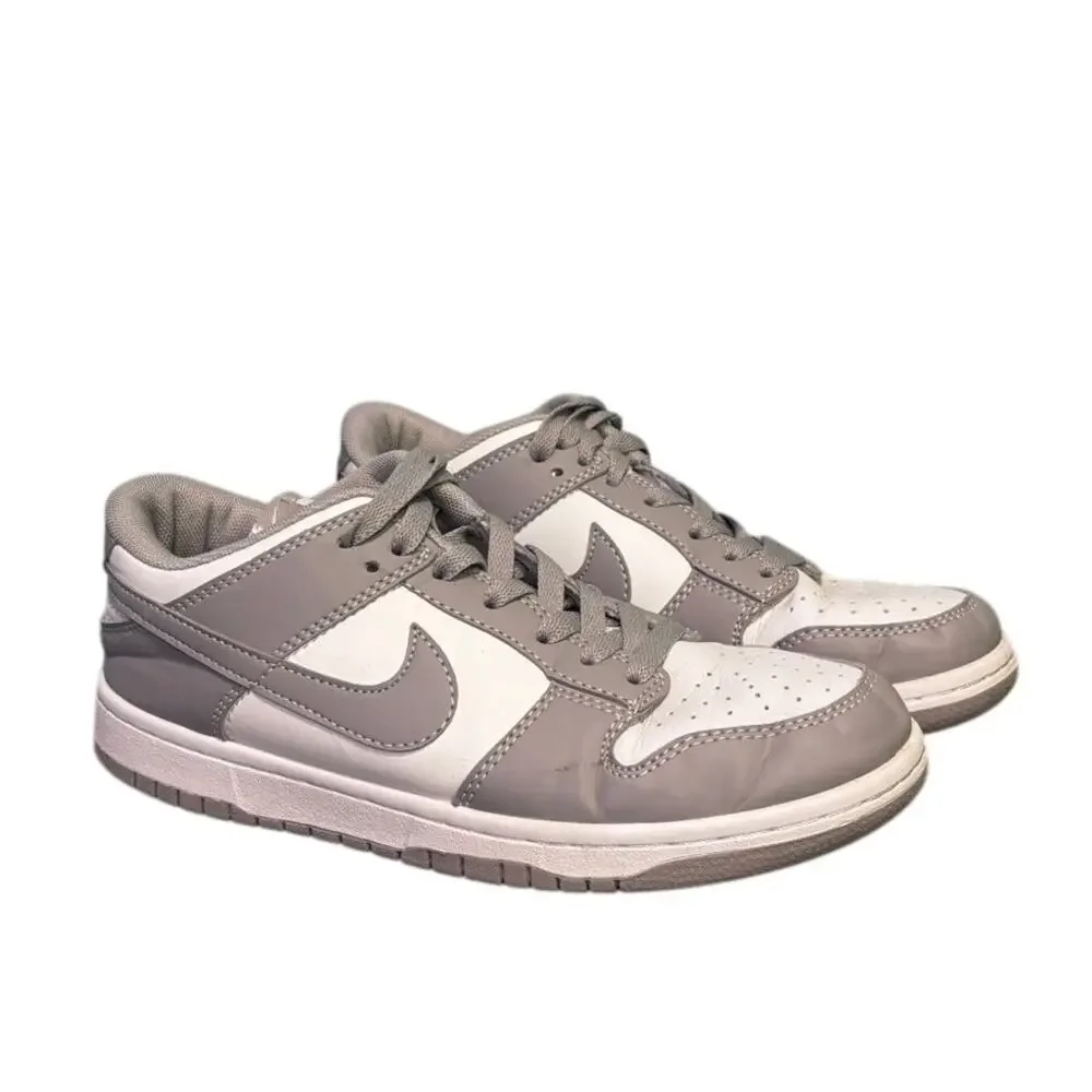 Nike Dunk Low Retro Grey Fog White Size 7 Mens Athletic Sneakers Causal Shoes - Picture 1 of 8